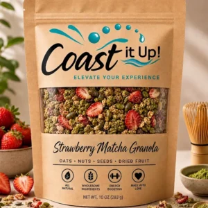 strawberrt matcha granola 1